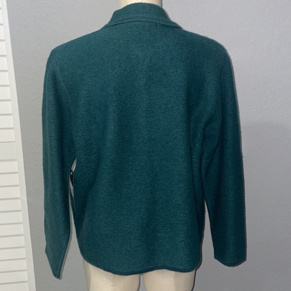 Karen Scott Vintage NWT 100% Knit Blazer Jacket size L made in Australia - Picture 5 of 8